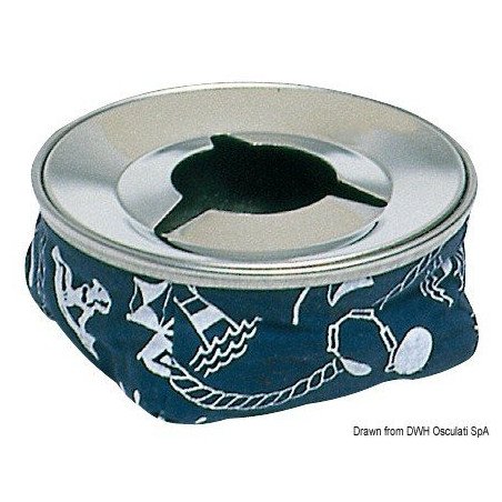 Cendrier acier inox bleu Osculati - Cendrier - discount-nautic.com