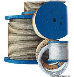 Câble inox AISI 316 19 fils 5 mm Osculati - Câbles en inox AISI 316...