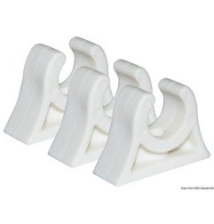 Clip noir pour tubes 19/20 mm Osculati - Clips pour le blocage de t...