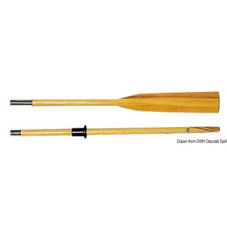 Aviron hêtre séparé en deux 300 cm Osculati - Avirons en hêtre - di...
