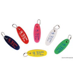 Porte-clé caoutchouc souple flottant couleurs div. Osculati - Porte...