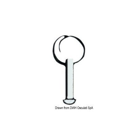 Pivot inox sans anneau 6mm x 20mm Viadana - Pivots en inox - discou...