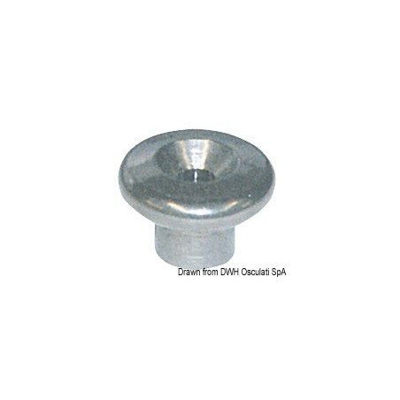 Bouton de capote tête grande AISI 316 12,5 mm Osculati - Boutons de...