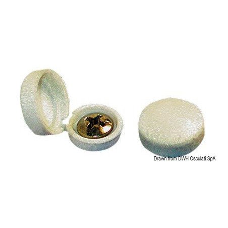Rondelle cuvette bombée Shore Cap noir Osculati - - discount-naut...