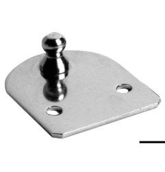 Plaque plate sphère Ø 10 mm Osculati - Version plate - discount-nau...