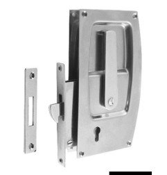 Serrure laiton chromé p. portes coulissantes Osculati - Serrures - ...