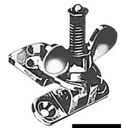 Bloque hublot laiton chromé - - Ecrous avec support - discount-naut...