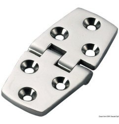 Charnière à ras 5mm AISI316 38x74 mm Osculati - Charnières 5 mm - d...