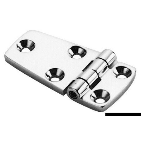 Charnière saillante AISI316 poli miroir 57x38 mm Osculati - Charniè...