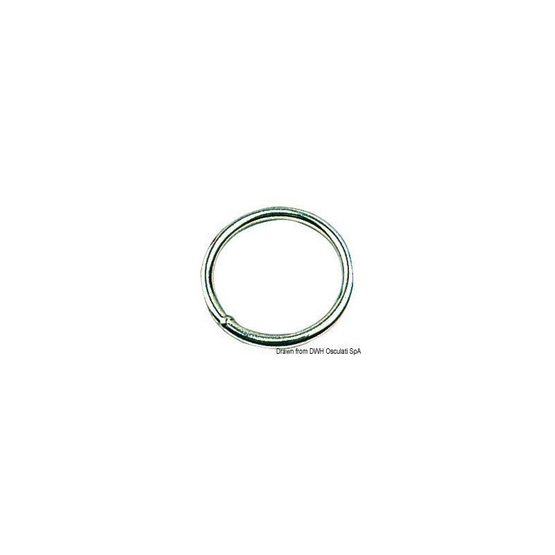 Anneau rond 5x35 mm Osculati - Anneau rond - discount-nautic.com