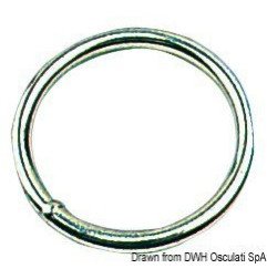 Anneau rond 4x20 mm Osculati - Anneau rond - discount-nautic.com