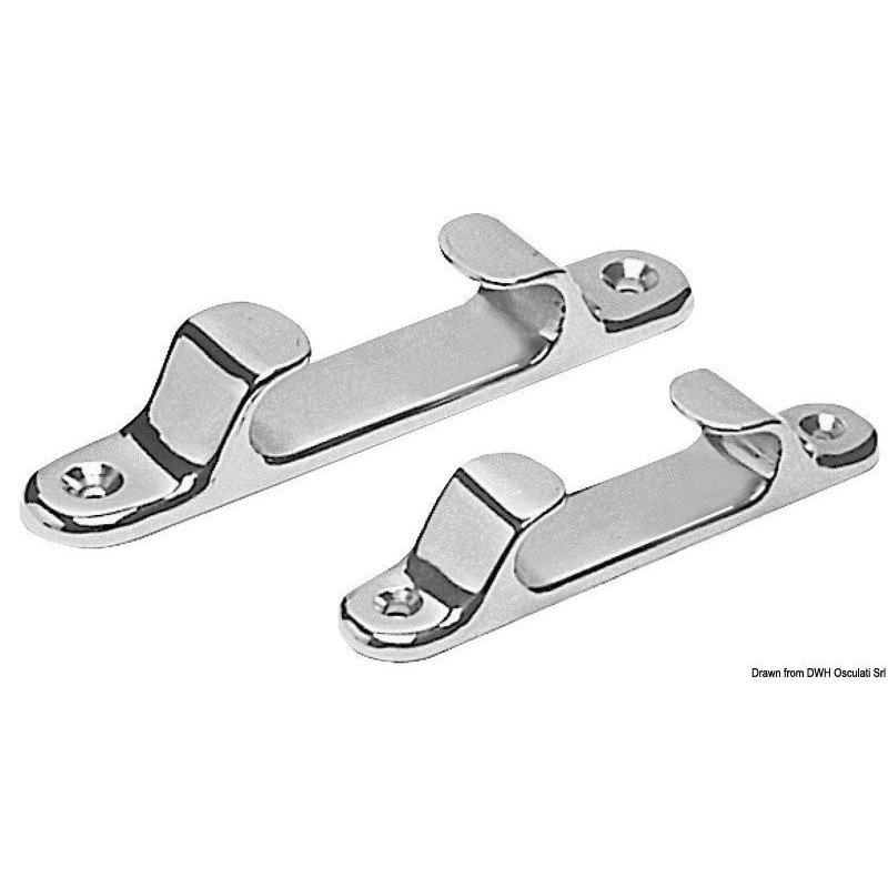 Chaumard droit Italian Style AISI316 203 mm Osculati - Chaumards It...