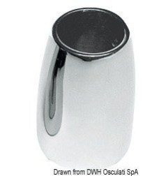 Pied balcon tronconique ovale AISI316 90° 30 mm Osculati - Pieds de...