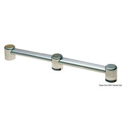 Main-courante passant oval en aluminium 40x20mm Osculati - Embouts ...