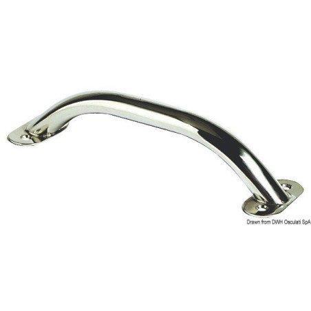 Main-courante ovalisée AISI316 19x25 mm 450 mm Osculati - Main-cour...