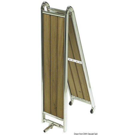 Passerelle pliable AISI316/iroko 220 cm Osculati - Passerelles plia...