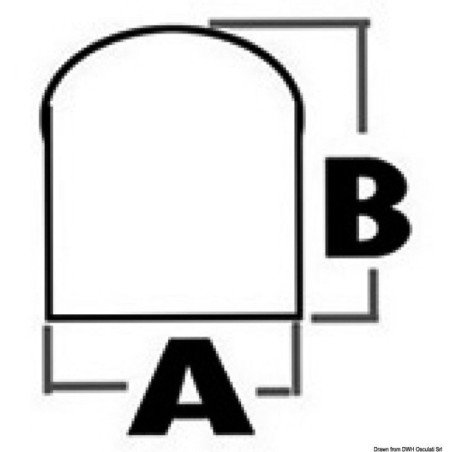 Anode aluminium pieds Alpha/Bravp 120 HP Osculati - Anode support b...