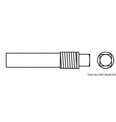 Anode zinc fileté 1/2" 16x52 mm Osculati - Manchons pour échangeurs...
