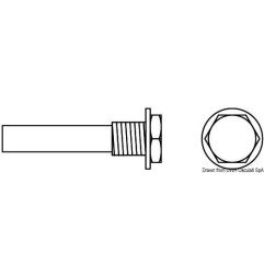 Anode zinc échangeur chaleur 16x1,5 Nanni/Mercedes Osculati - Manch...
