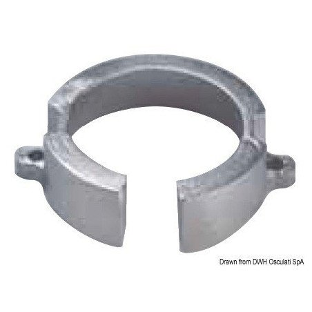Anode zinc axe hélice Mercruiser Bravo I Osculati - Anode support ...
