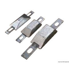 Anode rectangulaire avec encoche 96x40x25 mm Osculati - Anodes rect...