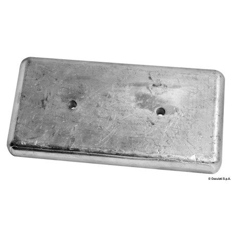 Anode à boulonner 8000 g 300x150 mm Osculati - Anodes à boulonner -...