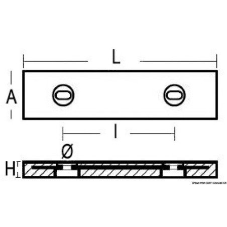 Anode à boulonner 4250 g Osculati - Anodes à boulonner - discount-n...
