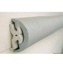 Seulement défense de quai PVC gris 33 mm 24 mètres Tessilmare - Déf...