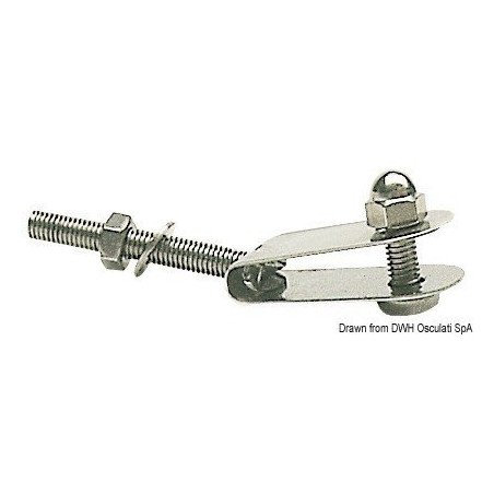 Crochet inox pour pare-brise Osculati - Crochet en inox - discount...