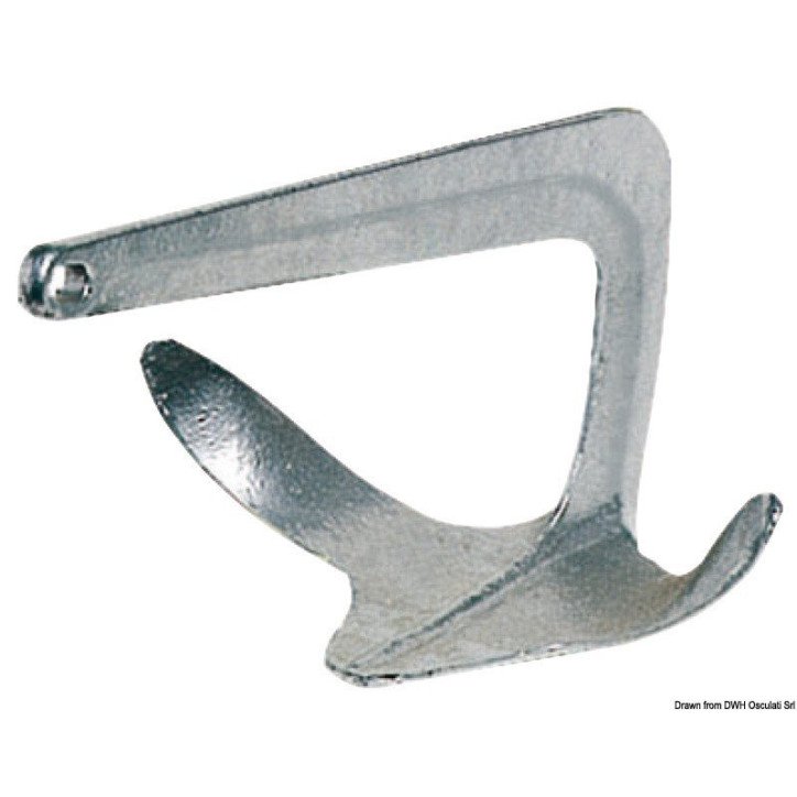 Ancre Trefoil - Acier - 7,5 kg OSCULATI Ancre Trefoil - Acier - 7,5 kg OSCULATI