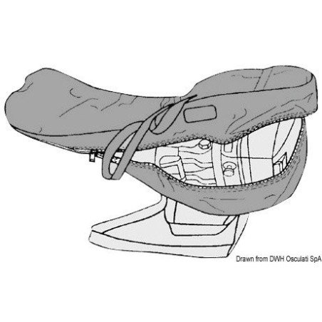 Sac protection/rangement moteur hors-bord 6-15 HP Osculati - Sacs d...