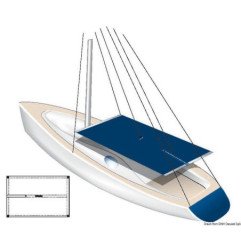 Pare-soleil imperméable Tessilmare 255x240 cm Tessilmare - Pare-sol...