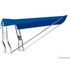 Taud télescopique pour roll-bar bleu navy 130 x 190 cm avant Oscula...