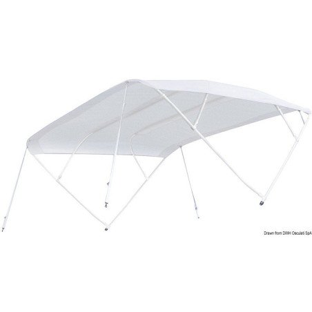 BiminiTESSILMARE Shade Master Fish blanc 210/230cm Tessilmare - Bim...