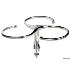 Porte-verre N. 3 v. AISI316 vis sans tête 170x170 Osculati - Porte-...