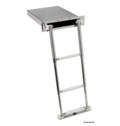 Echelle escamotable standard AISI316 4 marches Osculati - Echelle e...