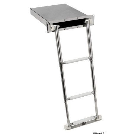 Echelle escamotable standard AISI316 4 marches Osculati - Echelle e...