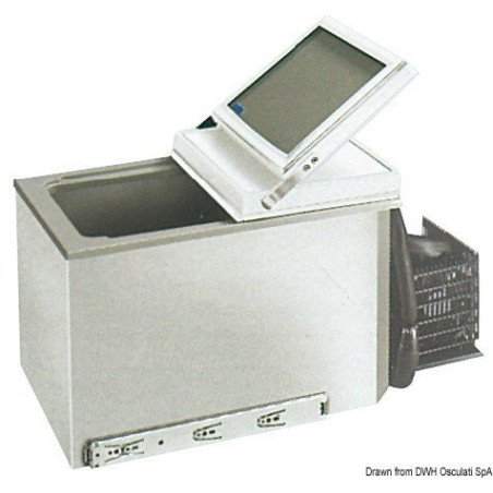 Réfrigérateur ISOTHERM congélateur BI29 inox 12/24 V Indel - Isothe...