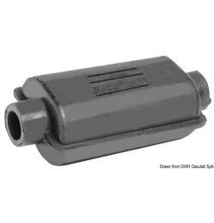 Pot échappement néoprène 120 HP Osculati - Pots d'échappement - dis...