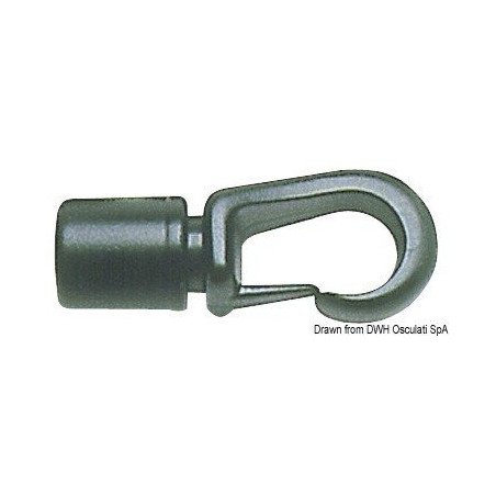 Crochet nylon 5/6mm 20 pièces Osculati - Crochets en nylon - discou...
