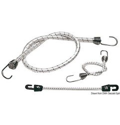 Sandow + crochet nylon 50 cm x 8 mm Osculati - Sandows avec crochet...
