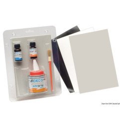 Kit réparation canot PVC blanc Adeco - Kit de réparation "professio...