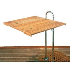 Table teck pliant 70x90 cm ARC - Plan de table ARC pour petite colo...