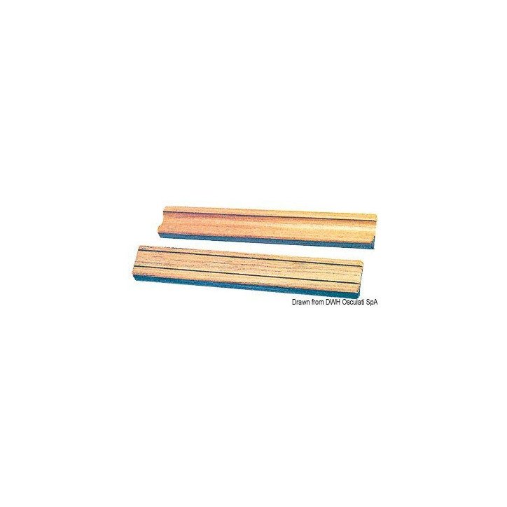 Marche x bord teck 305x45x22 cm
