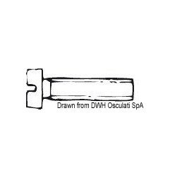 Vis tête cylindrique fileté 8x50 AISI 304 MET/TC8X50 Osculati - Vis...