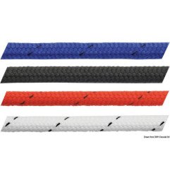 Bout Marlow Mattbraid rouge en polyester 14 mm Marlow - Bout MARLOW...