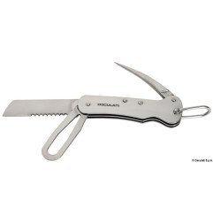 Couteau démanilleur inox 100 mm Osculati - Couteau en inox pour voi...