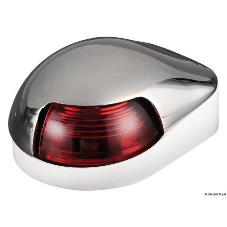 Feu de pont AISI 316 112,5° rouge Osculati - Feux de pont en inox -...