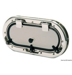 Hublot oval INOX AISI316 BOMAR Flagship 400 x 200 mm Bomar - Hublot...