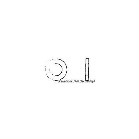 Rondelle plate large 14x56 AISI 304 ROND14X56 Osculati - Rondelles ...